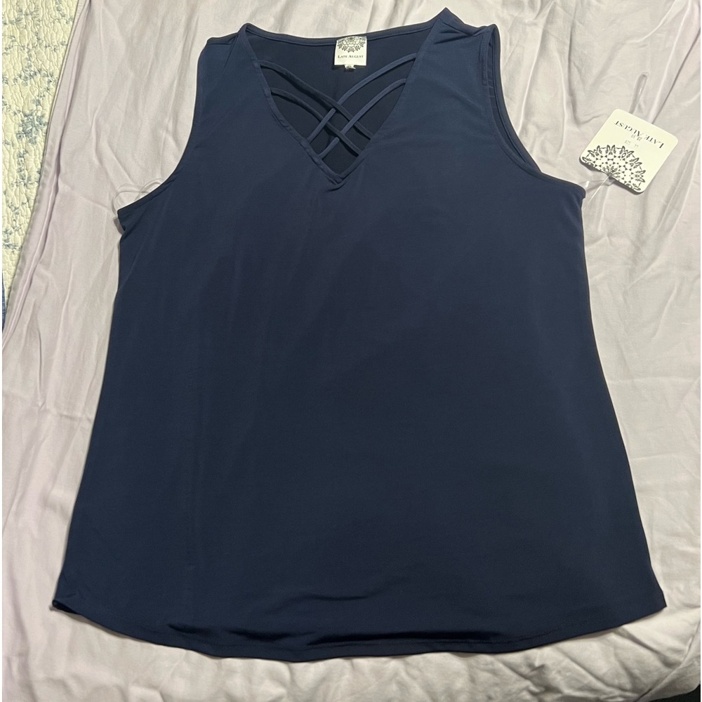 Late August Sleeveless Blouse